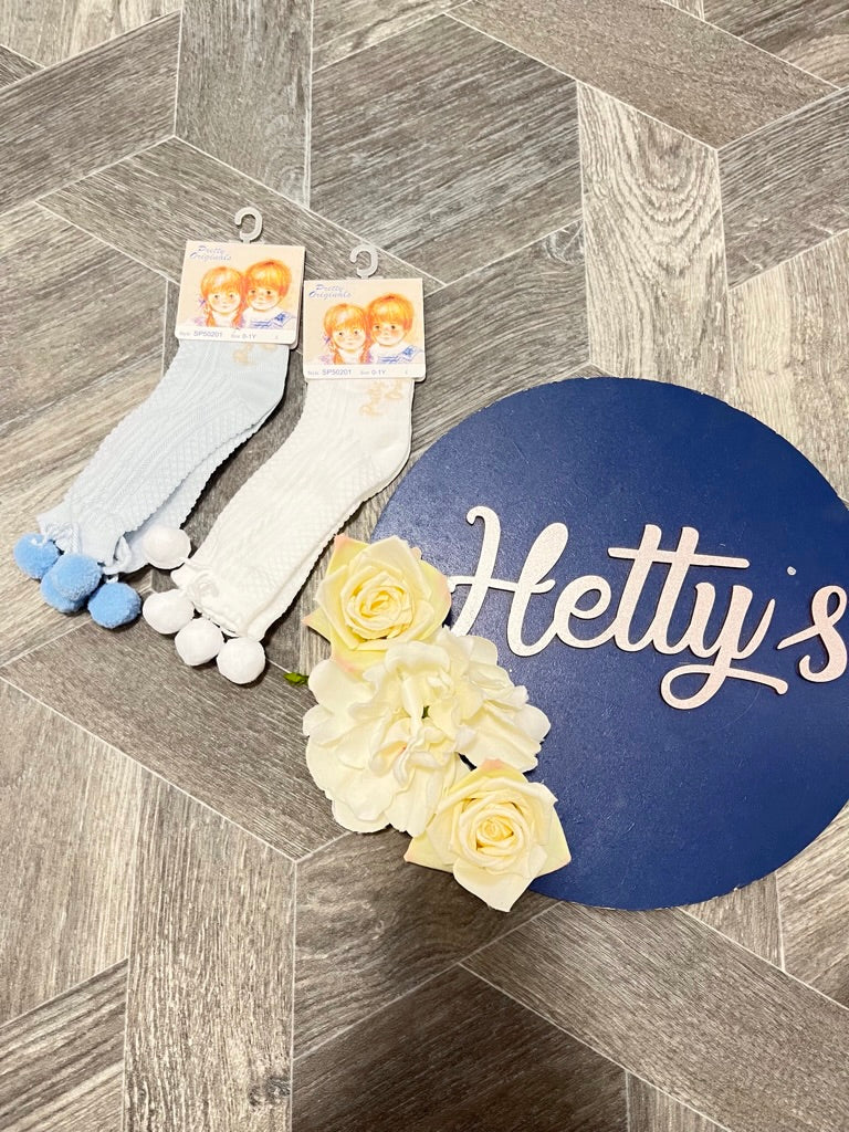 Pretty Originals Pom Boys Socks