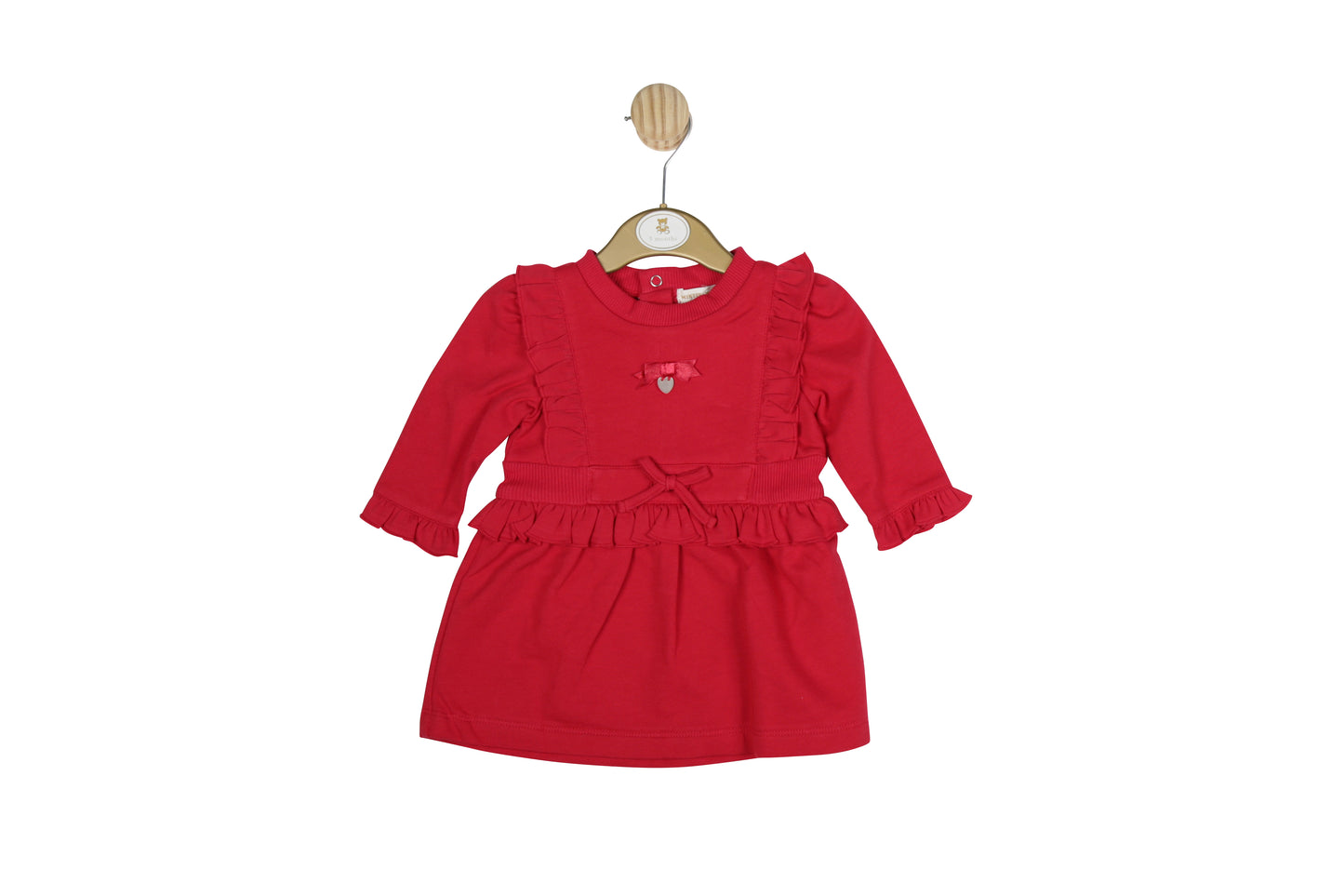 Mintini Avery Red Ruffle Edge Dress