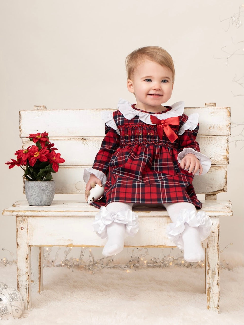 Caramelo Tartan Bloomer Set