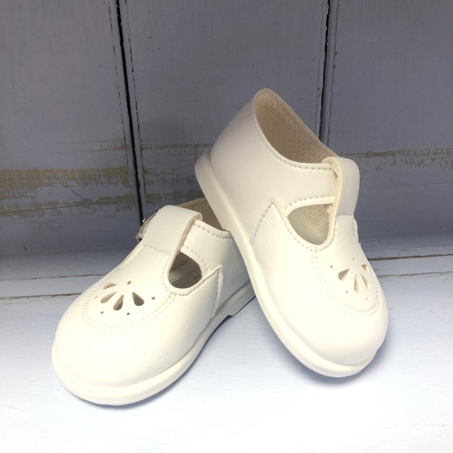 “Lewis” Hard Sole T-Bar Shoes