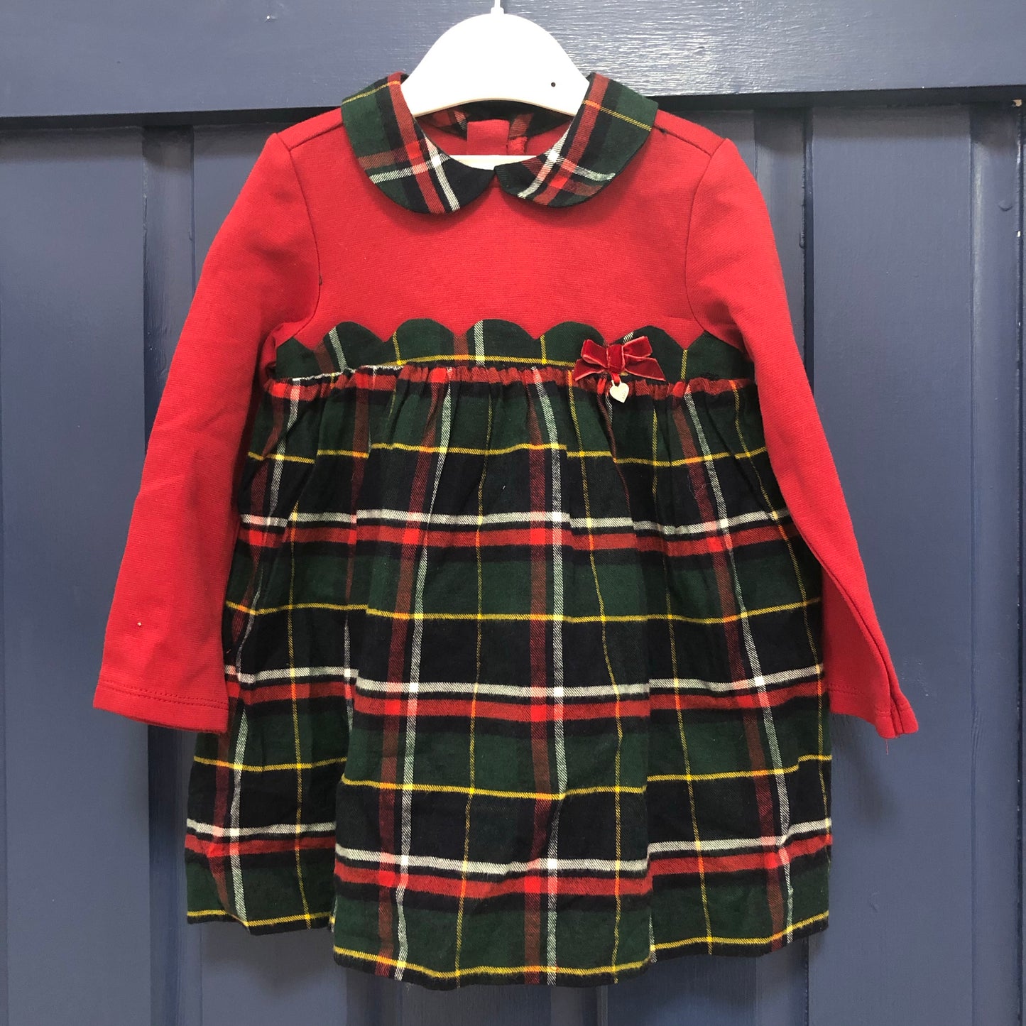 *12M only* Mayoral Tartan Dress