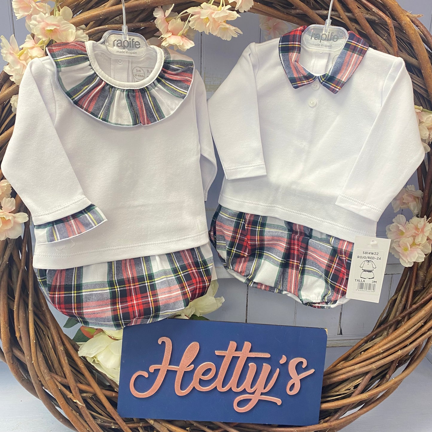 Rapife Matching tartan Jam Pants Sets