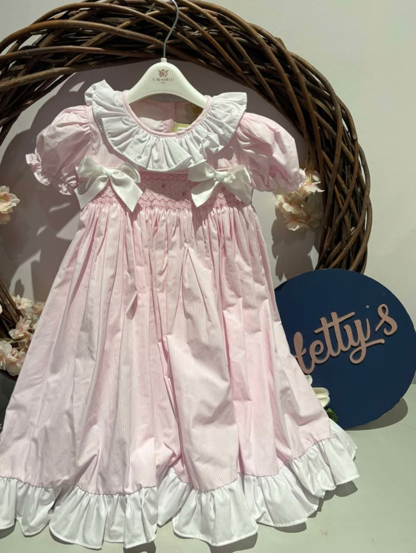 Caramelo Pink Vintage Dress
