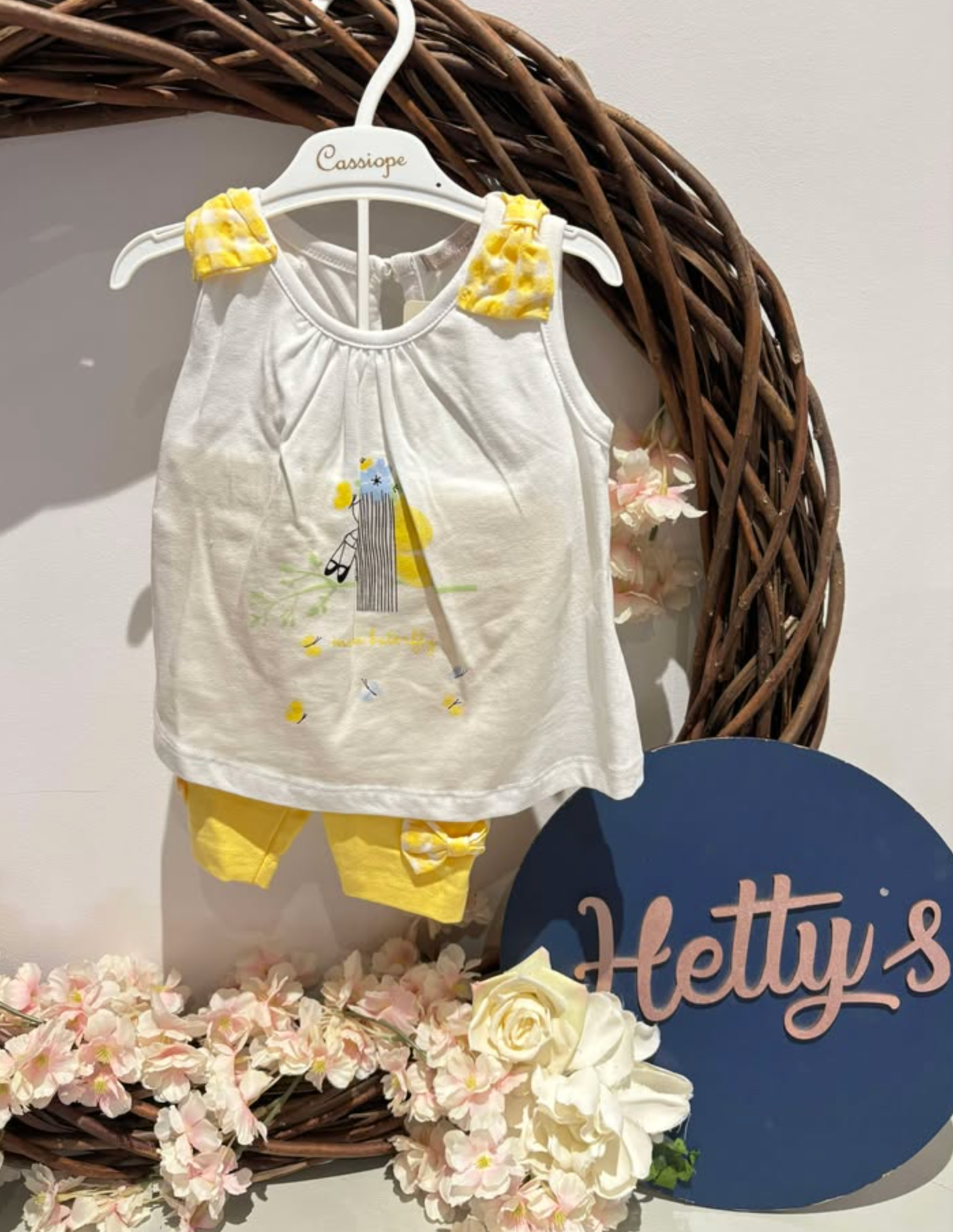 Cassiope Lemon Short Set
