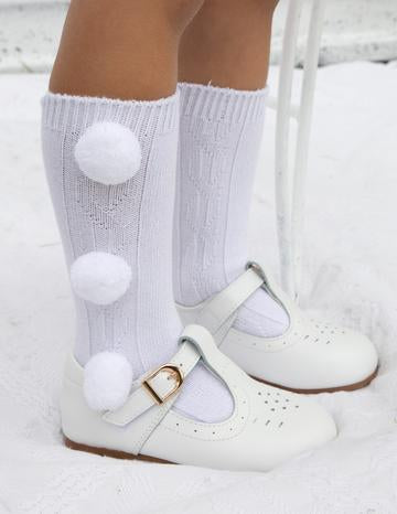 Caramelo Boys Triple Pom Socks - Various Colours - Hetty's Baby Boutique