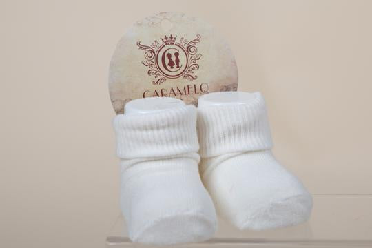 Baby Socks - White & Blue - Hetty's Baby Boutique