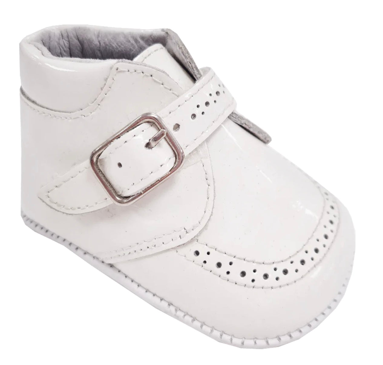 Pretty Originals White Patent Boots