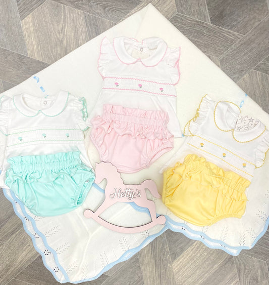 Cotton Rose Bud Jam Pant Set