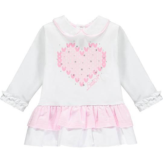 Little A Adeline Peplum Heart Leggings Set