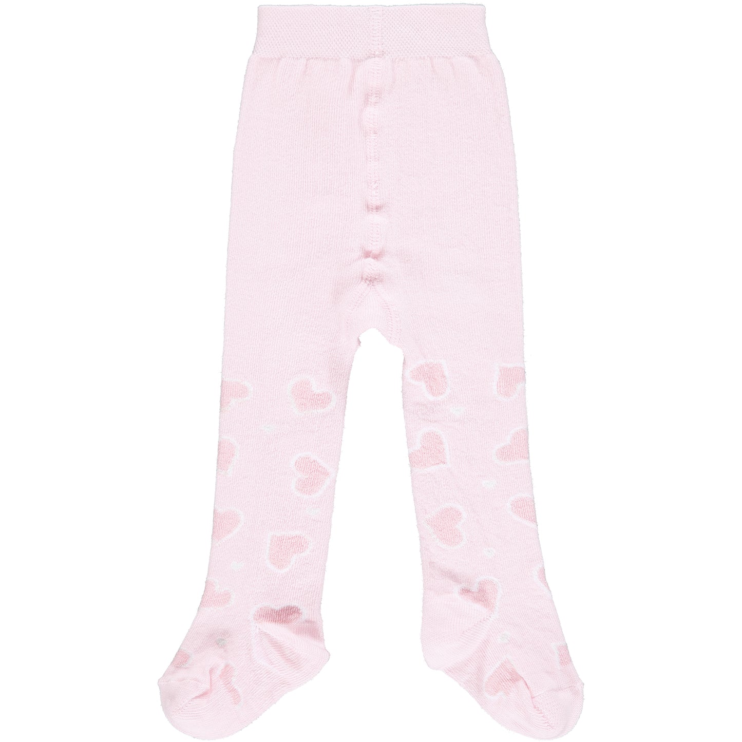 Little A Amy Pink Heart Print Tights