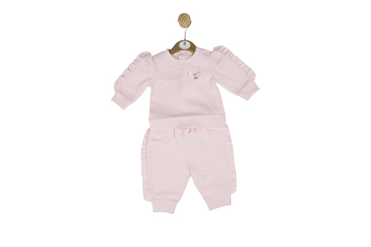 Mintini Rubie Pink Ruffle Edge Tracksuit