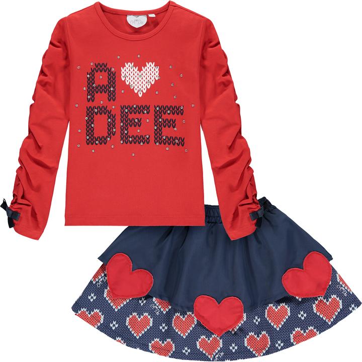 Ariana Dee Knitted Love Raelyn Top & Skirt Set