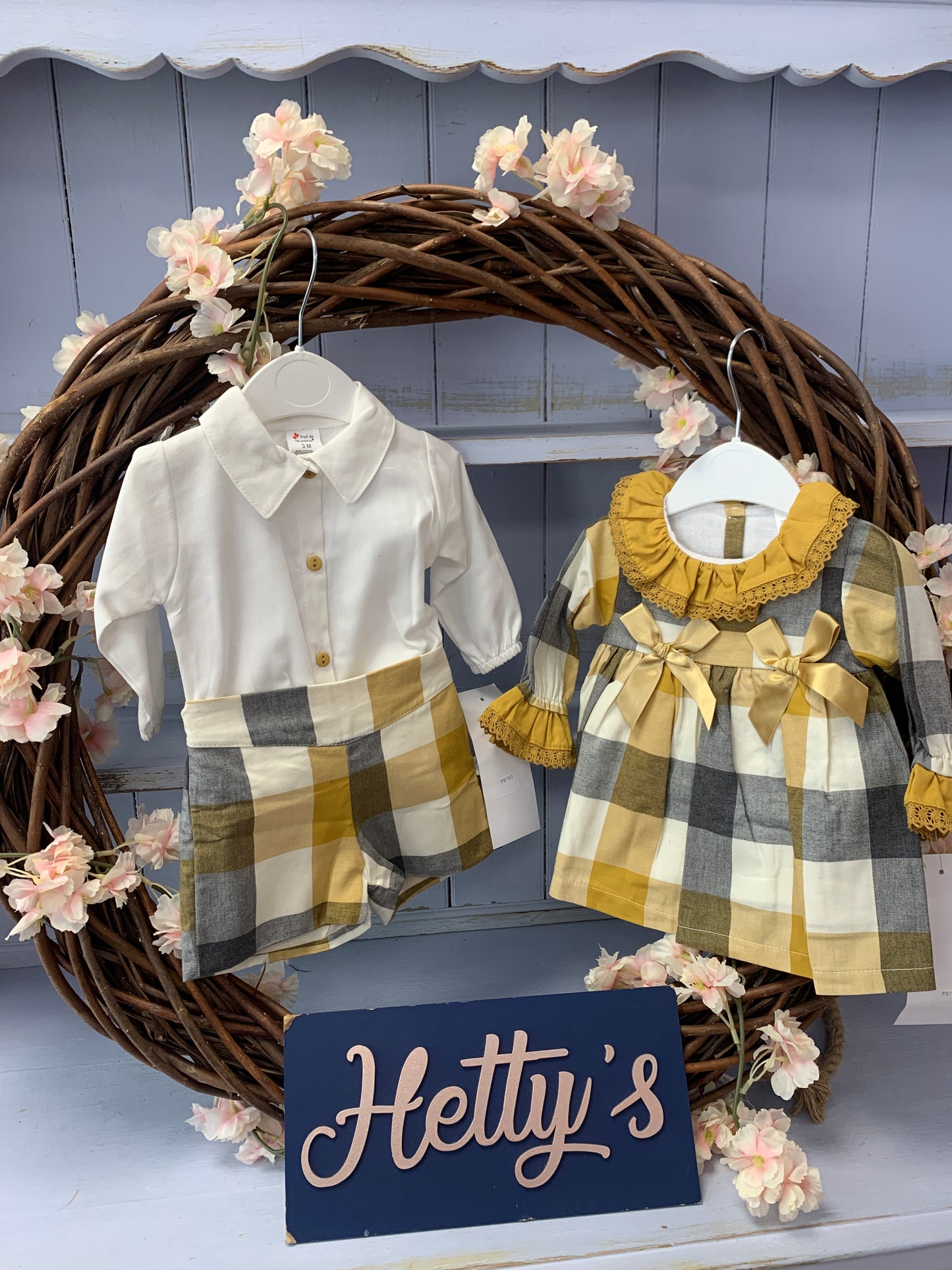 Check Mustard Matching Outfits