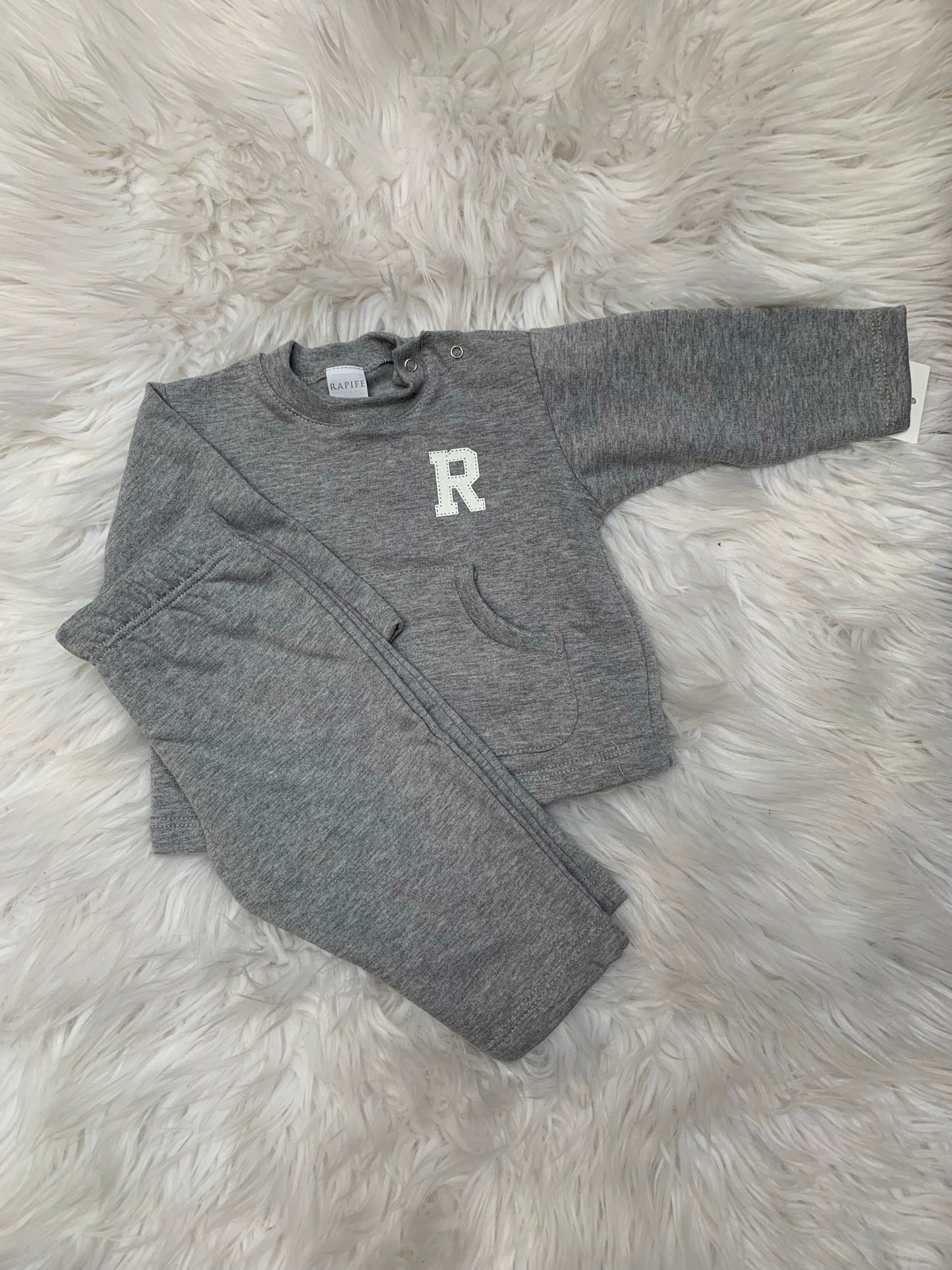 Rapife Grey Tracksuit - Hetty's Baby Boutique