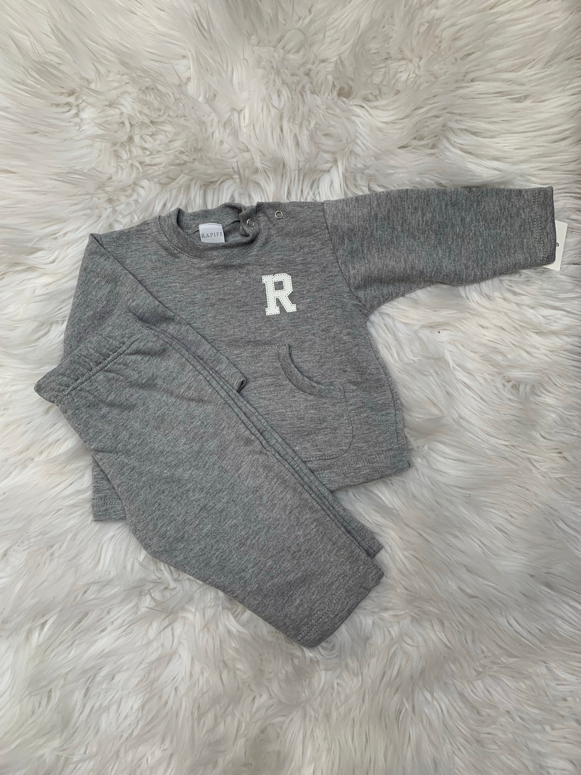 Rapife Grey Tracksuit - Hetty's Baby Boutique