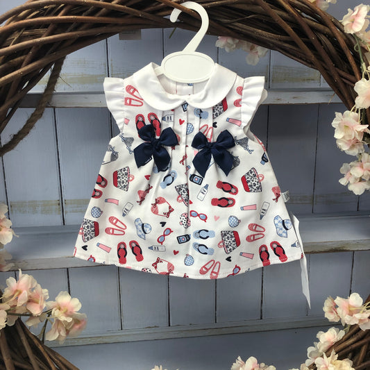 Spanish Bow Navy Shoes & Bags Dress