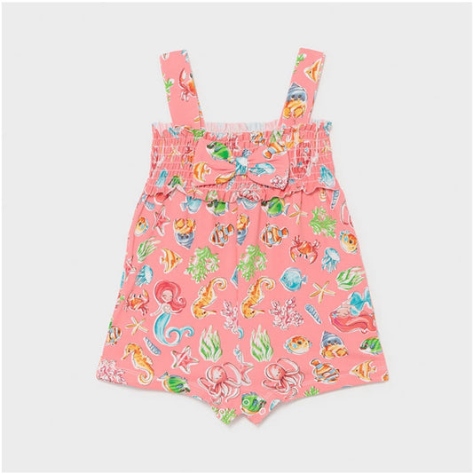 Mayoral Coral Mermaid Jumpsuit