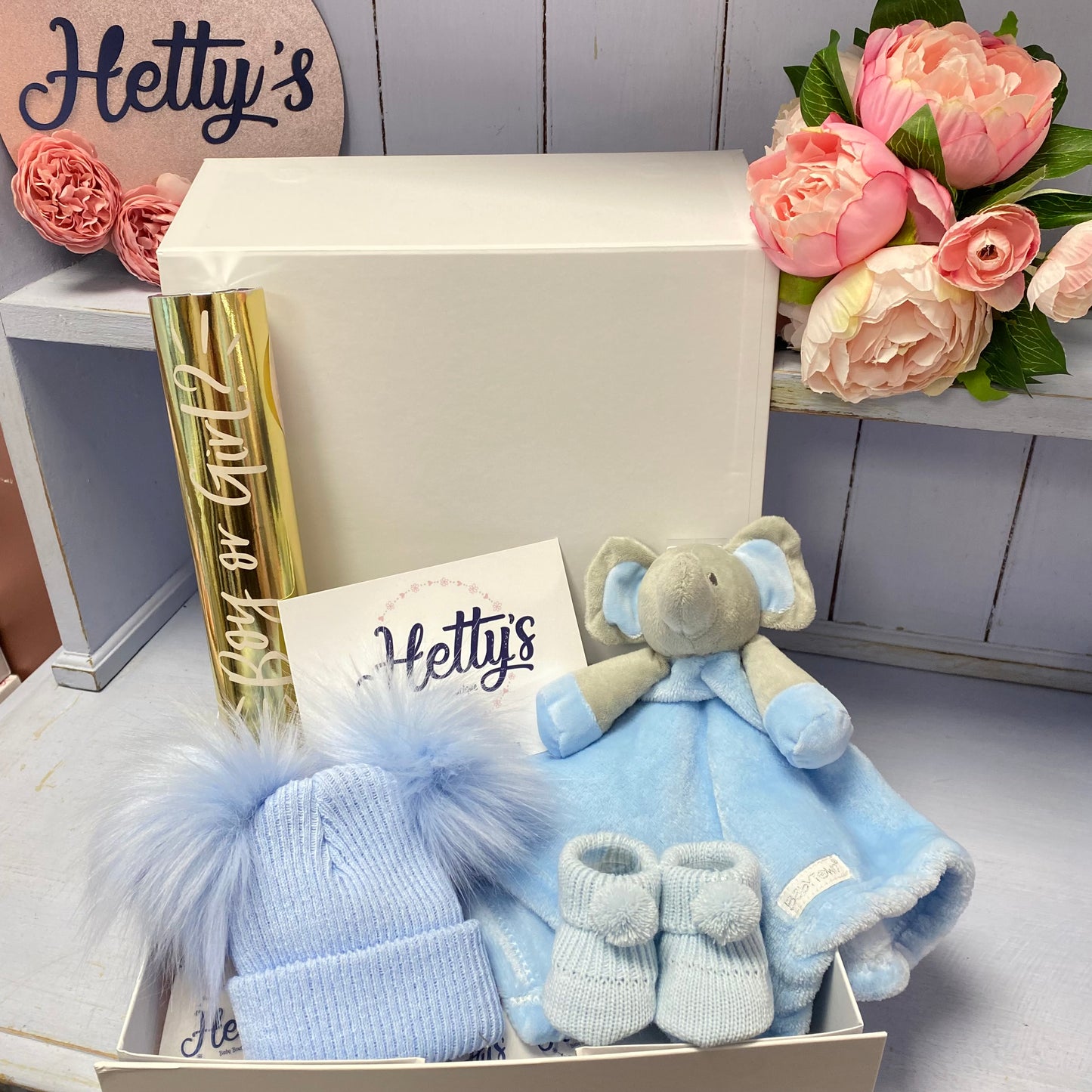 Gender Reveal Confetti Cannon Box Set