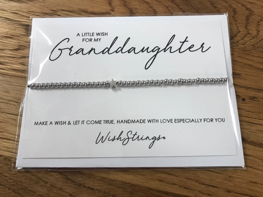 Granddaughter Bead Bracelet - Hetty's Baby Boutique