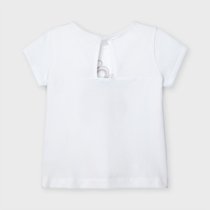 Mayoral Sandals Fringe T-Shirt
